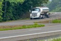 Gasoline Delivery Truck On Rural Secondary Road