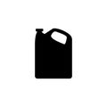 Gasoline fuel canister vector icon. Petrol can gallon gas tank fuel container Royalty Free Stock Photo