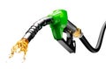 Gasoline Gushing Out From Pump