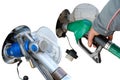 Gasoline or LPG - or expenditure savings Royalty Free Stock Photo