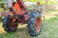 Gasoline motor cultivator Royalty Free Stock Photo