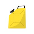 Gasoline or oil, diesel, benzin fuel canister vector icon. Petrol can gallon gas tank fuel container Royalty Free Stock Photo