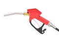 Gasoline Pistol Pump Fuel Nozzle, Gas Station Dispenser. 3d Rendering Royalty Free Stock Photo