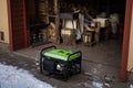 Gasoline portable generator. Mobile backup standby Generator