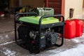 Gasoline portable generator. Mobile backup standby Generator