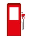 gasoline pump isolated icon design Royalty Free Stock Photo