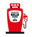 gasoline pump isolated icon design Royalty Free Stock Photo