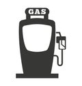 gasoline pump isolated icon design Royalty Free Stock Photo