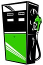 Gasoline pump station