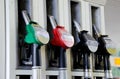 Gasoline pumps Royalty Free Stock Photo
