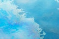 Gasoline spot on water stylization of image with oil paint Royalty Free Stock Photo