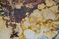 Gasoline stain on a water surface Royalty Free Stock Photo