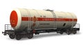 Gasoline tanker railroad car