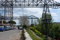 The Gasometro or Gazometro structure in Rome, Italy