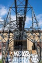 The Gasometro or Gazometro structure in Rome, Italy