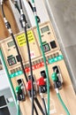 Gasonline pumps Royalty Free Stock Photo