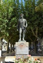 Monument to Gaspar PortolÃÂ¡ located in the city of Balaguer which belongs to the province of Lerida Catalonia, Spain