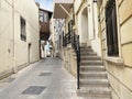 Gasr street in the old town of Icheri Sheher. Azerbaijan, Baku city