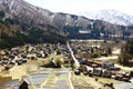 The Gassho-zukuri in the historic village Shirakawa-go