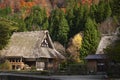 Gassho-zukuri Traditional and historical Japanese houses in Shirakawago.