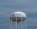 Gastonia, NC water Tank in an overcast day.