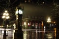 Gastown at Night, Vancouver Royalty Free Stock Photo