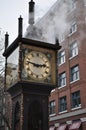 Gastown steam clock Royalty Free Stock Photo
