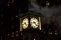 gastown steam clock at vancouver, canada Royalty Free Stock Photo