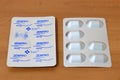 Singapore - SEPTEMBER 30, 2019: Gastric stomach pain pills medicine tablet packet sachet drugs