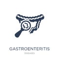 Gastroenteritis icon. Trendy flat vector Gastroenteritis icon on