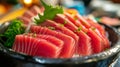 Gastronomic Journey: Fresh Raw Tuna Fillet Steak and Sashimi Extravaganza