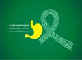 Gastroparesis Awareness Month observed in August Royalty Free Stock Photo