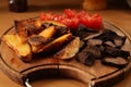 Steak with fried potatoes