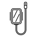 Gastroscope icon outline vector. Medical camera