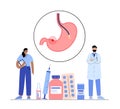 Gastroscopy endoscopy procedure