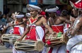 Gatabera Players at the Day Perahera in Kandy.