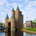 The Gate of Amsterdam, Haarlem, Holland Royalty Free Stock Photo