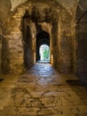 Gate in ancient building of Hagia Irene church Royalty Free Stock Photo