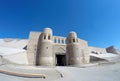 gate in the ancient city wall. Uzbekistan. Khiva, Royalty Free Stock Photo