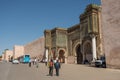Gate of Bab el Mansour in Meknes, Morocco Royalty Free Stock Photo