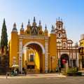 Gate and Basilica of the Macarena in Seville, Andalusia, Spain