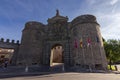 The gate of Bisagra in Toledo Spain