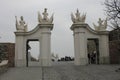 Gate at Bratislava Castle - capital city of Slovakia, Europe Royalty Free Stock Photo