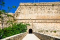 Gate and bridge of Kyrenia Castle. Cyprus Royalty Free Stock Photo