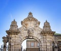 The gate of Buda palace in Budapest, Hungary.