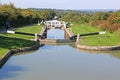 Caen Hill canal locks, Devizes, England