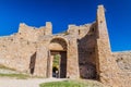 Gate of Castle Loarre in Aragon province, Spa Royalty Free Stock Photo