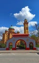 Gate of the Church of the Holy Apostles Peter and Paul, Jagodina, Serbia Royalty Free Stock Photo