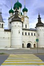 The white -stone Rostov Kremlin Royalty Free Stock Photo