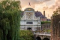 Gate at the Citadel of Lille Royalty Free Stock Photo